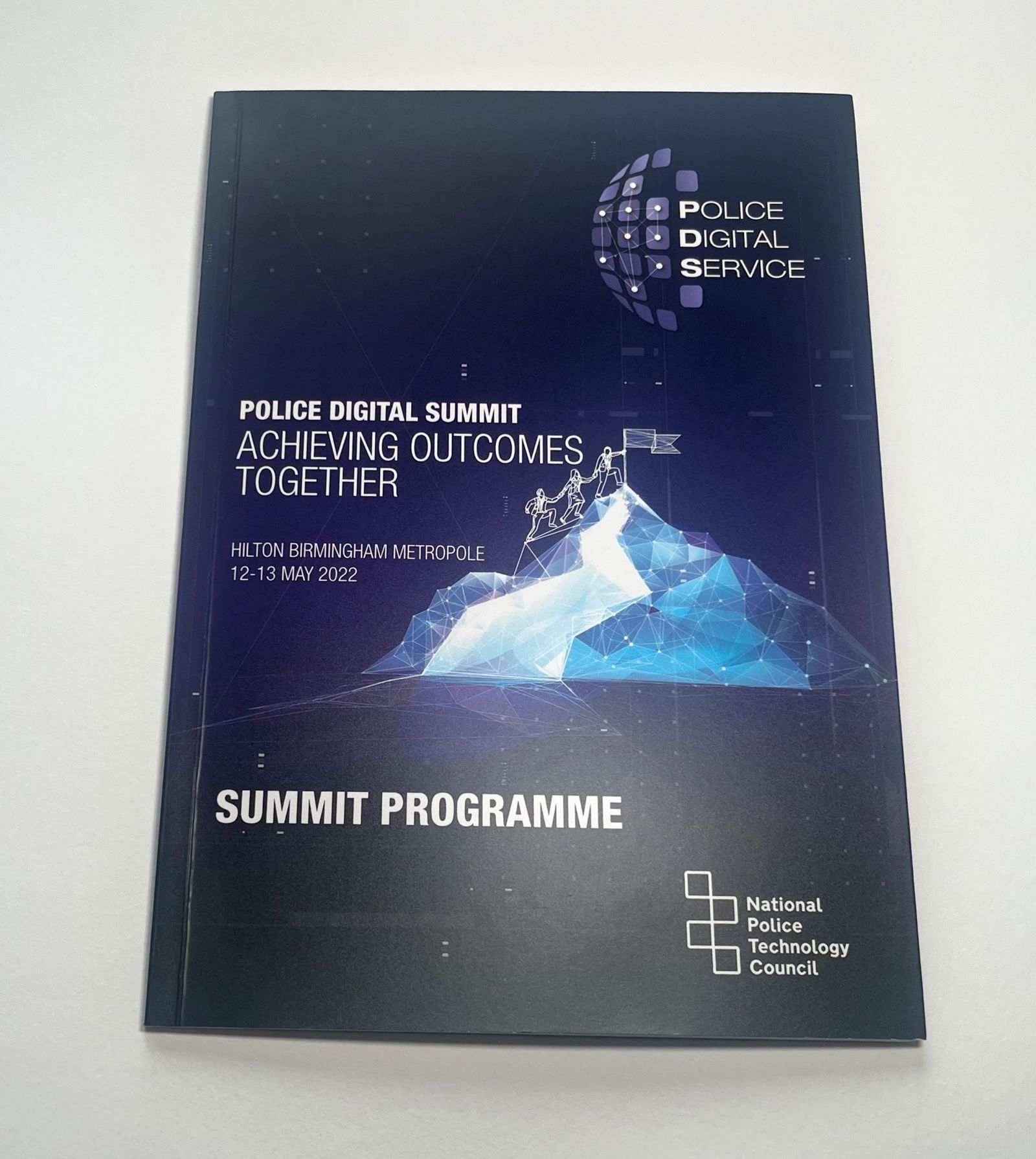 Police conference programme – Event print
