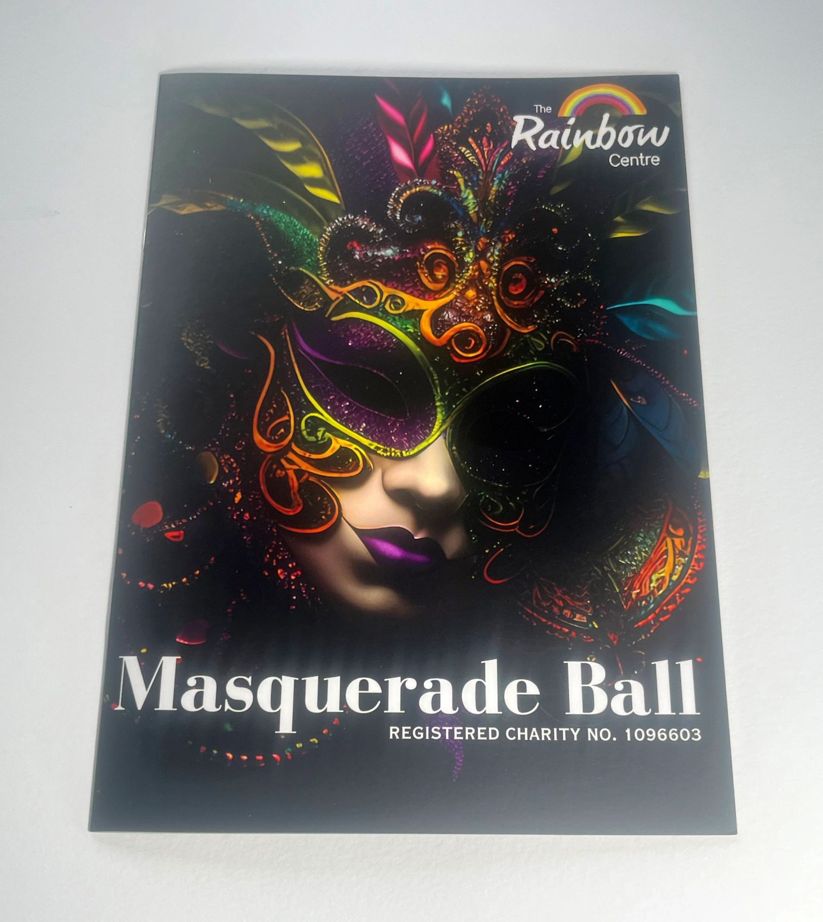 Rainbow Centre Masquerade – Event print